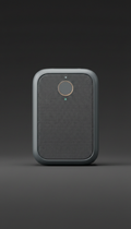 Portable bluetooth speaker in slate grey